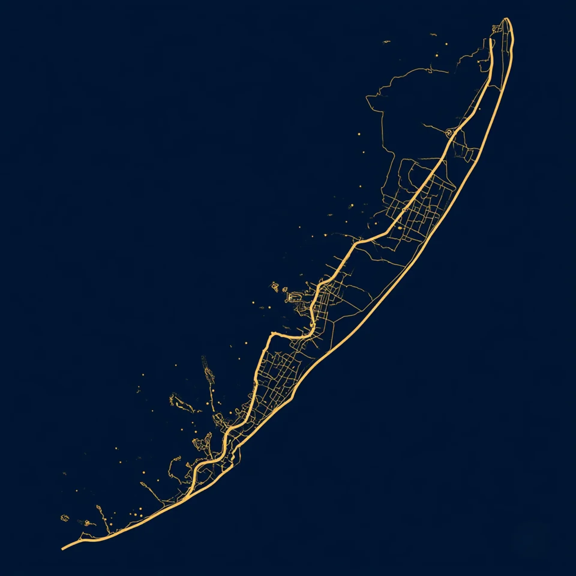 Riviera Maya map showing all towns