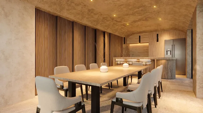 Centro de negocios con espacio de reuniones en amenidades de coworking BLAS en Puerto Cancún