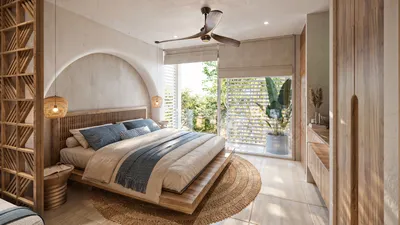 Recámara con arco de entrada en Portha, Playa del Carmen