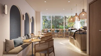 Comedor con arcos en Portha, Playa del Carmen