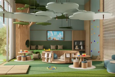 Kids club and playroom at SLS Ocean Beach Residences, Puerto Cancun