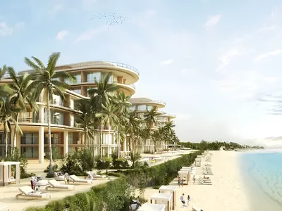 Residencia frente al mar con exterior curvo en ZONNA N.01, Playa del Carmen