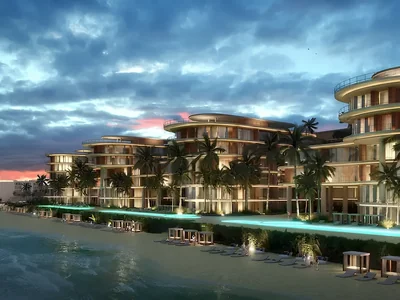 Plan maestro con canal al atardecer en ZONNA N.01, Playa del Carmen